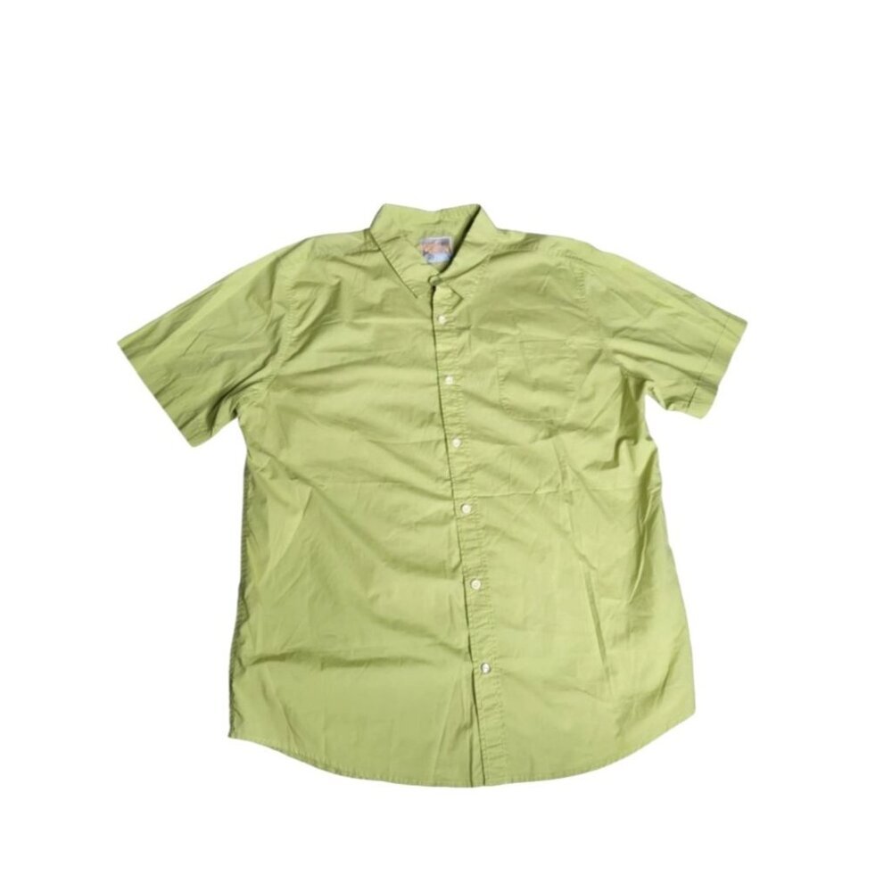 It's 5 O' Clock Somewhere Men's Green %100 cotton Button up
